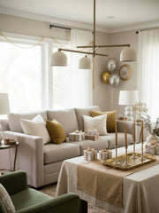 Metio Dome Elegant Chandelier – Contemporary Luxury Light for Master Bedroom or Hotel Lobby